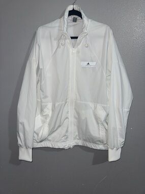 Stella McCartney X Adidas White windbreaker Jacket